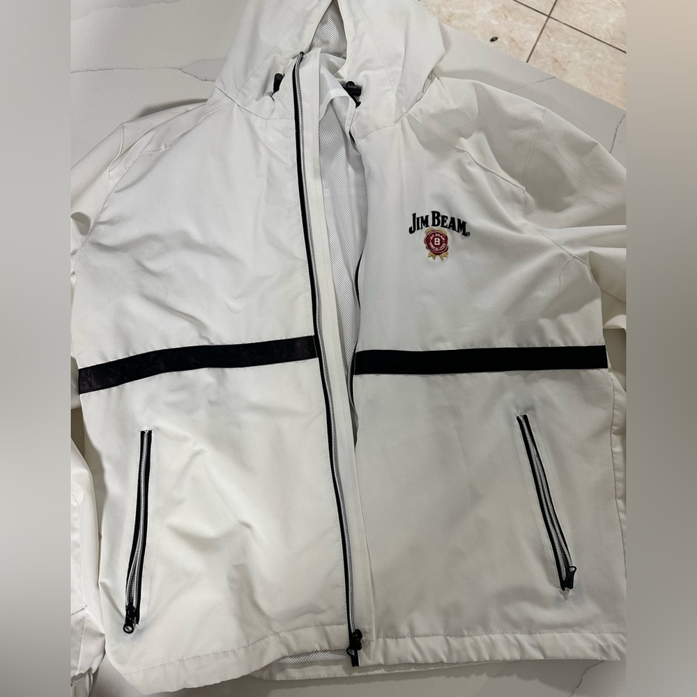 Jim Beam White and Black Men's Jacket